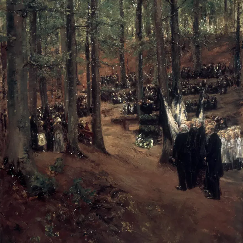 Memorial Service for Kaiser Friedrich at Kösen