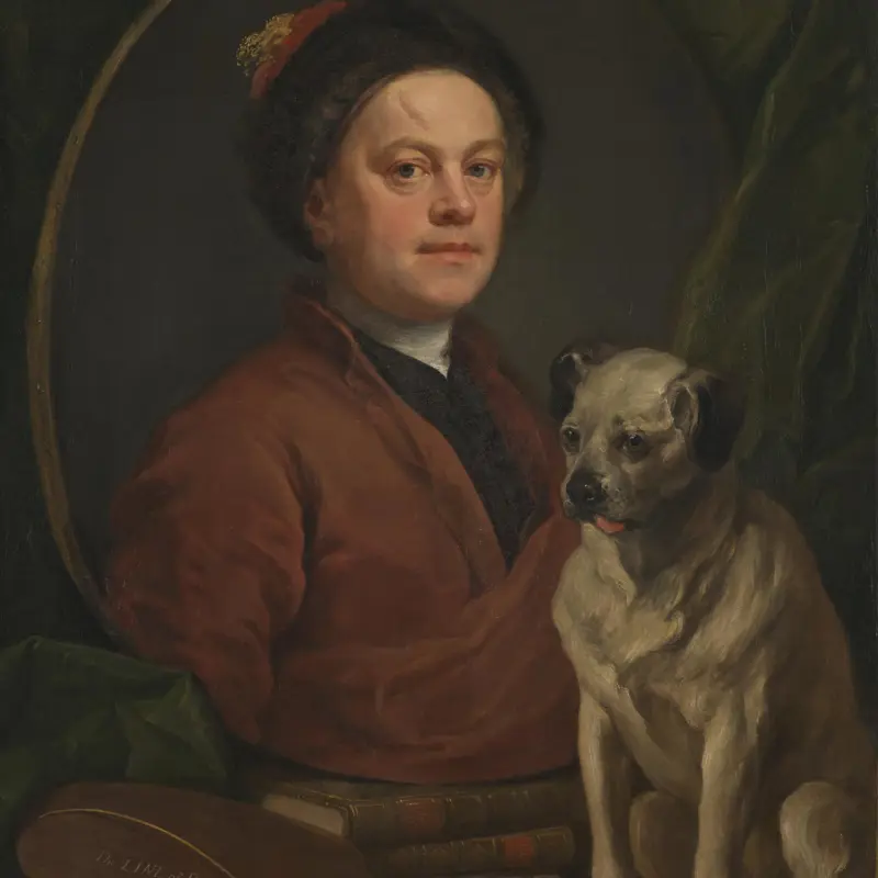 The Painter and his Pug