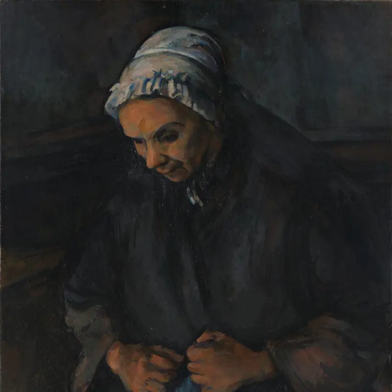 An Old Woman with a Rosary