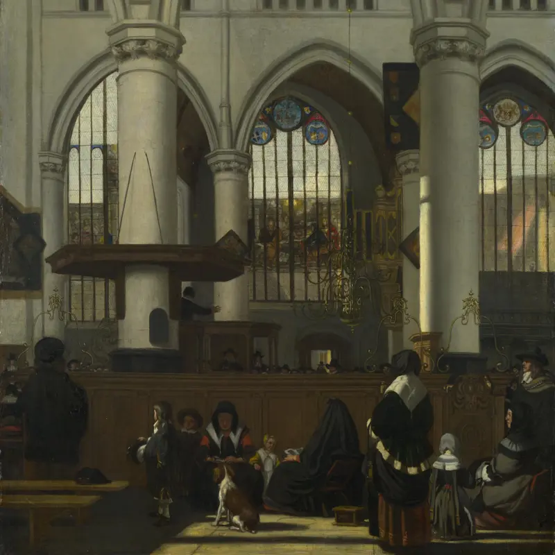 The Interior of the Oude Kerk, Amsterdam