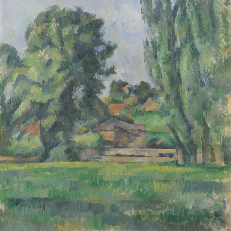 Landscape with Poplars