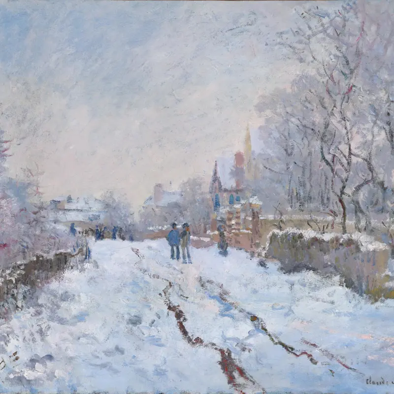 Snow Scene at Argenteuil