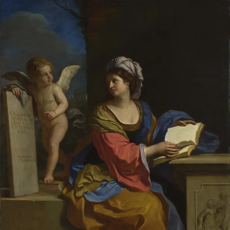 The Cumaean Sibyl with a Putto
