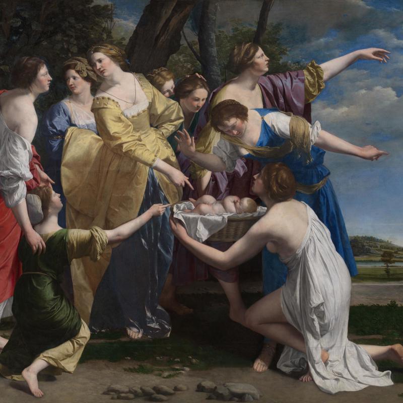 Uncovering the secrets underneath Orazio’s ‘Finding of Moses’