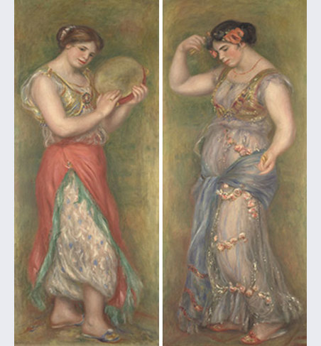 Pierre-Auguste Renoir, Dancing Girls with Tambourine/Castanets, 1909
