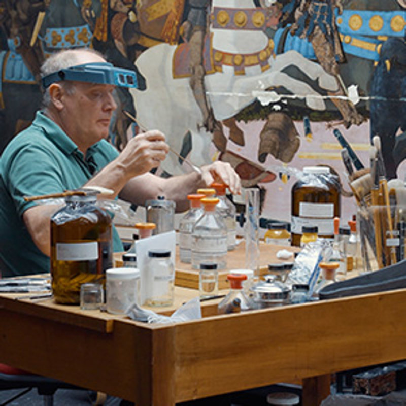 Behind the scenes in Conservation